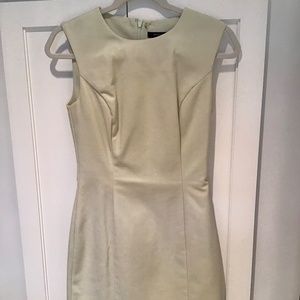 French Connection Celery Colored Dress